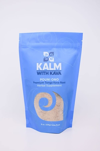 [BRSRMYIOOYFR4GTL] Kalm with Kava Pouni ONO Traditional Grind (8 oz.)