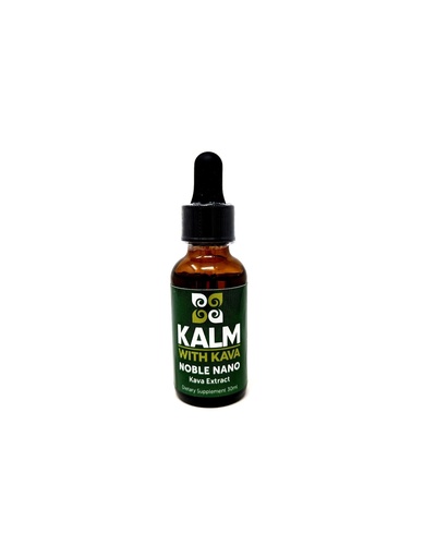 [BRSRAZIDDEGRG3TF] KALM with Kava Coconut Oil NobleNanoTM Kava Extract, Water Soluble, Sugar Free, Herbal Supplement, Liquid Form - 30ml, 1 Serving