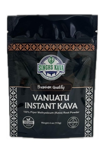 [BRSRMEI3C57W2AY3] SINGHS Micronized Instant Kava Powder (Vanuatu, 4oz) 1