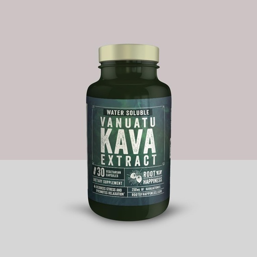 [BRSRECQFBF4AYD3X] Kava Extract Capsules | 240mg Kavalactones | 30 Count Bottle | Premium Quality Kava from Vanuatu