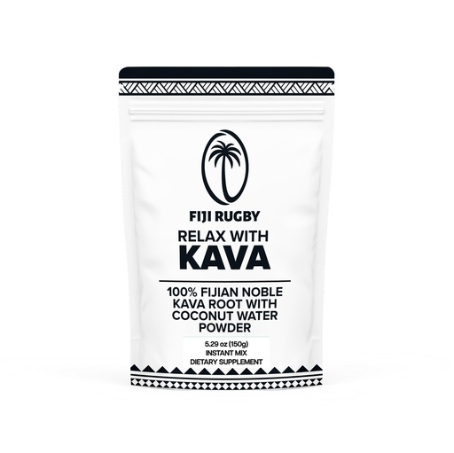 [BRSRGA34A4IGO23V] Taki Mai Fiji Rugby Kava and Coconut Water Root Powder 150g – Authentic Traditional, 100% Pure Noble Kava