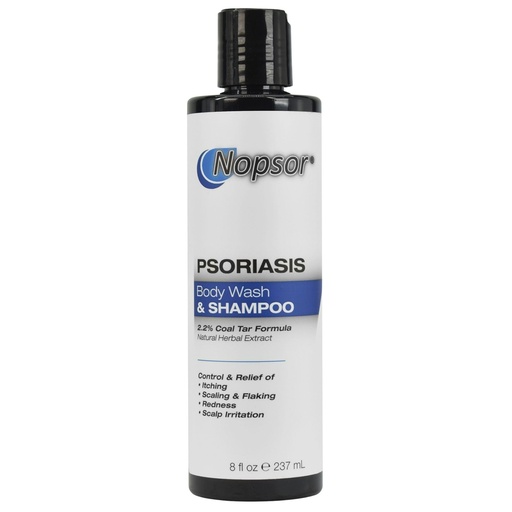 [BRSROZD3ARYBMC3P] Psoriasis BODY WASH AND SHAMPOO - 8 Oz - Aloe Vera - 2.2% Coal Tar Calms Skin While Softening Scales and Plaques - Salicylic Acid Exfoliates Scalp.