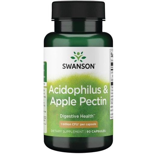 [BRSWIZQ2B4BROFT2] Swanson Acidophilus & Apple Pectin 90 Capsules