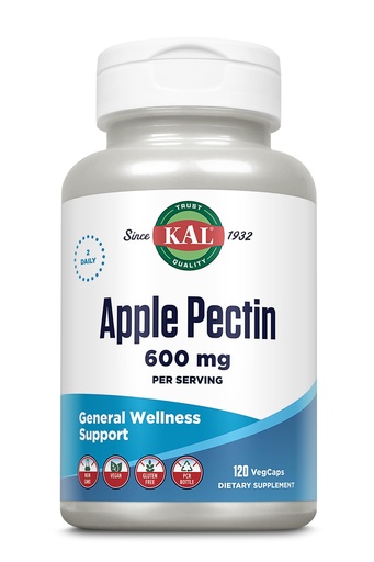 [BRSWIGL7CMFAOFTY] Kal 600 Mg Apple Pectin, 120 Count