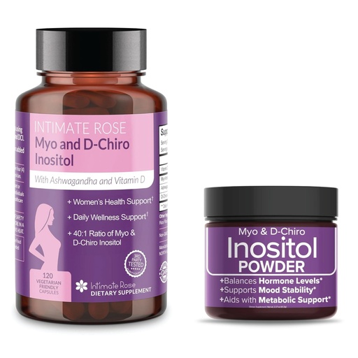 [BRSRAGLQAAHA4G33] Save 10% on Ultimate Inositol Wellness Bundle – Myo-Inositol & D-Chiro Inositol Supplement Capsules + Powder for Hormonal Balance & PCOS Support