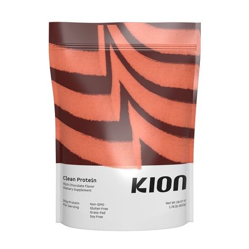 [BRSW2FIOAEDWOHLA] Kion Clean Protein | Grass-Fed & Pasture-Raised Whey Isolate Protein Powder | Rich Chocolate | 30 Servings