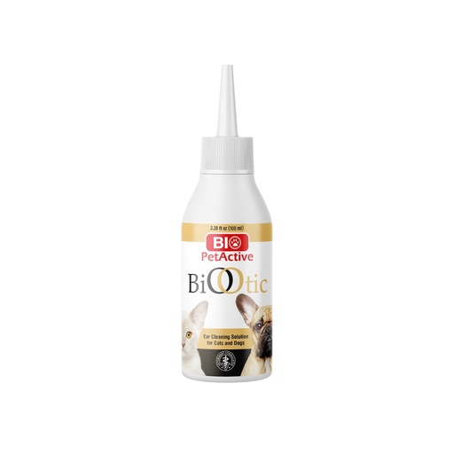 [BRSWGYY3DIOWG3DB] Bio PetActive BioOtic Ear Cleaner for Dogs and Cats | 3.38 fl oz