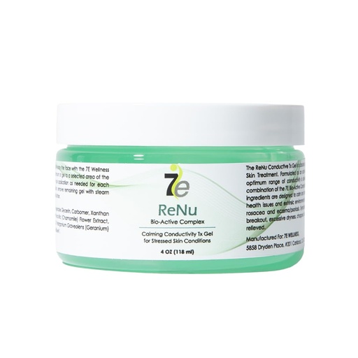 [BRSRACQLDIIWYFD5] 7eWellness Myolift ReNu Conductive Gel for Microcurrent, Renu Microcurrent Conductive Gel for Face Dry Skin(4oz / 118ml)