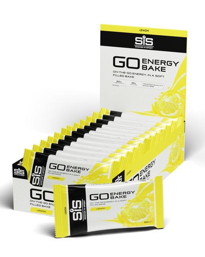 [BRSW2YALAB5GOHIZ] SiS GO Energy Bakes - High-Carbohydrate Bar - 30g Dual-Source Carbohydrates - 2:1 Glucose to Fructose Ratio - Sports Nutrition Energy Bar - Lemon Flavor - 12 Count