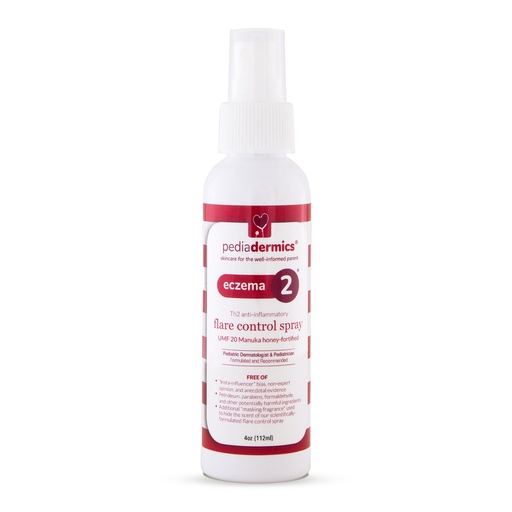 [BRSRECT4CUHAKYLH] Eczema 2 Th2 Manuka Flare Control Spray, Eczema Treatment for Kids for Fast Itch Relief, Fortified with UMF 20 Manuka Honey and Hydrocortisone 1% (4 oz)