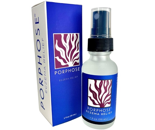 [BRSRACY3OANBQA3O] Porphose Eczema Relief Spray for Kids and Adults | OTC Skin Protectant with Red Algae + Colloidal Oatmeal | Steroid-Free, Fragrance-Free, Pediatrician-Tested | 1 fl oz