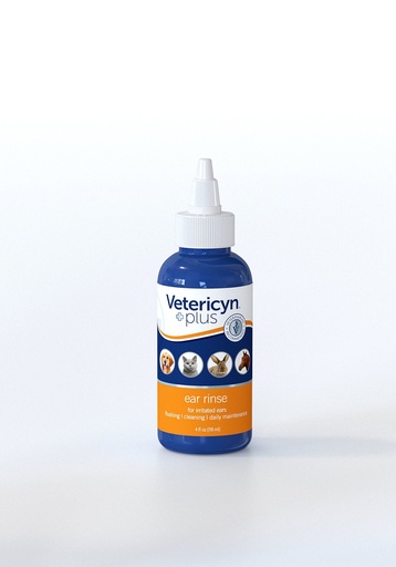 [BRSWIZQYCQJRYFT2] Vetericyn Plus All Animal Ear Rinse Liquid, 4-ounce Drops