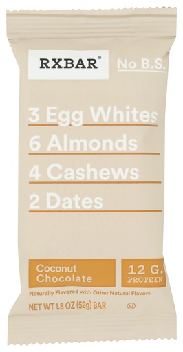 [BRSWGZYHAQNGAAD5] Rxbar Protein Bar Coconut Chocolate, 1.8 Oz | bike-handlebars