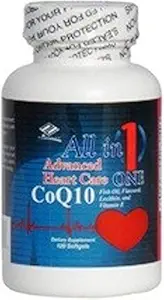 [BRSWKFA6CIHQI3Y5] All in 1 Advanced Heart Care CoQ10 Fish Oil Flaxseed Lecithin.