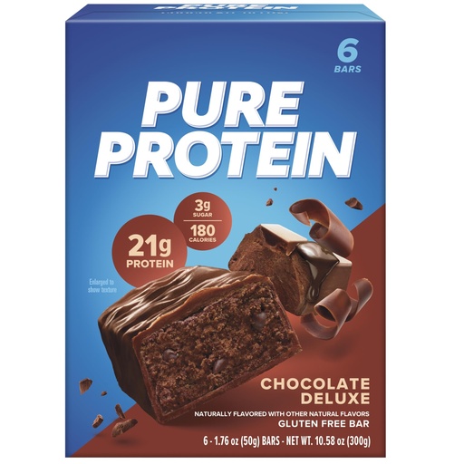 [BRSWIYARCYCRO3Q5] Pure Protein Chocolate Deluxe, 50 Gram, 12 Count