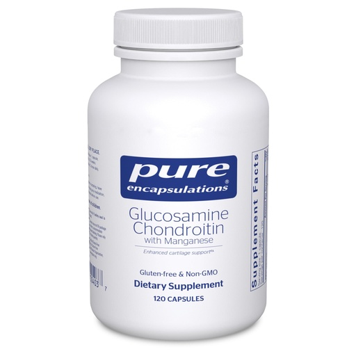 [BRSWIZD5CECBKDTI] Pure Encapsulations Glucosamine Chondroitin with Manganese | Supplement for Joint Support, Comfort, Mobility, Cartilage Integrity and Health, and Connective Tissue* | 120 Capsules