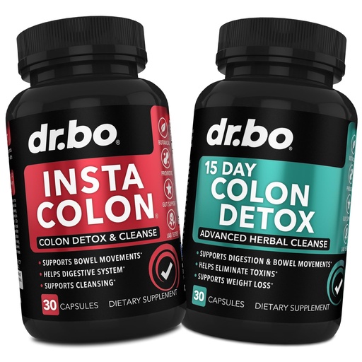 [BRSRAZIHCIMGME3F] Colon Cleanser Detox Supplement Capsules - 15 Day Colon Cleanse Pills & Probiotic Herbal Cleansing - Daily Natural Bowel Movement Supplements for Intestinal Stomach Bloating Digestive Gut Support