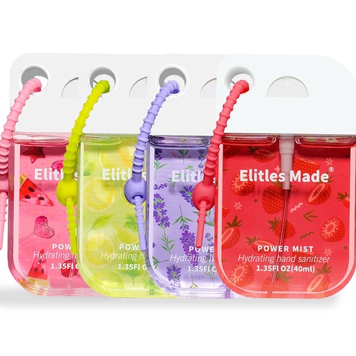 [BRSREZQ7CMPW2CT3] Hand Sanitizer Spray, 4Pack Hand Sanitizer Travel Size With Keychain, Scented Mini Spray Hand Sanitizer Clip Backpack Purse, Gifts for WomenTeen Girls Kids Nurse Teacher
