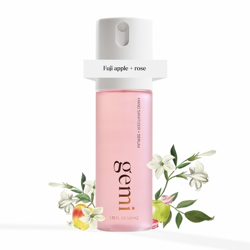 [BRSRECQ2AUGQY2T6] gemi Hand Sanitizer + Serum™ Spray | Eden | Hydrating K-Beauty Formula with Centella, Vitamin B5 & Green Tea | Kills 99.9% of Germs | Fruity Floral Scent with Fuji Apple, Rose & Jasmine
