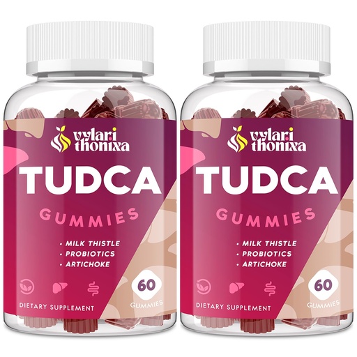 [BRSREYA2CN6AAFY7] Premium TUDCA Bile Salts Gummies - 2000mg High Potency Liver Support Supplement, Liver Detox & Repair with Milk Thistle, Artichoke, Probiotics - Vegan, 60 Servings