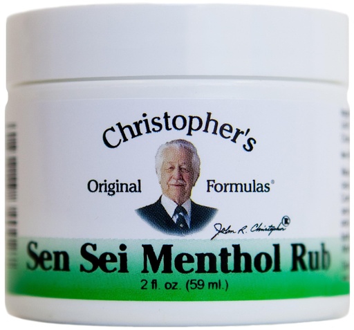[BRSWIY3RBIOGCF3G] Christopher's Original Formulas Sen Sei Menthol Rub Ointment 2 oz – Natural Sinus & Nasal Passage Support with Eucalyptus, Camphor & Menthol