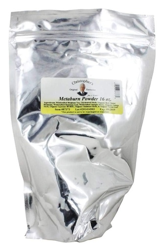 [BRSWIZT6PIOREDLO] Christopher's Original Formulas Metaburn Powder 16 oz – Herbal Weight Support Supplement – Whole Food Herbal Blend for Metabolism, Appetite & Energy – Made in the USA