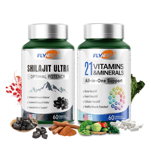 [BRSREEIPA57BY2TZ] Shilajit for Men Women, Shilajit for Extra Power, Stamina & Immune Support, Multivitamin for Women Men, Womens Multivitamin for Bone, Skin & Immune Health Support, 60 Capsules Per Bottle