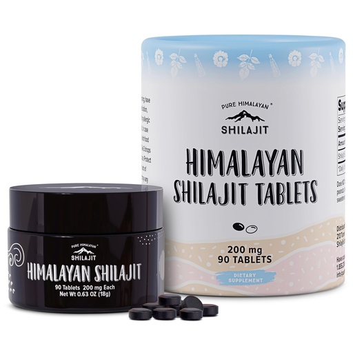 [BRSRMEI7PN6AIFD4] Pure Himalayan Shilajit for Men and Women, 75 Servings of Purest Original Himalayan Shilajit Tablets, 85+ Trace Minerals, Fulvic Acid
