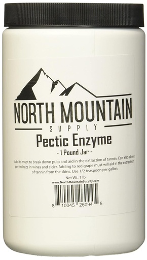 [BRSRMFIYCIMAEEYZ] North Mountain Supply Pectic Enzyme - 1 Pound Jar