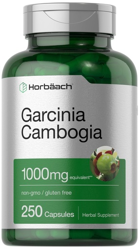 [BRSROZL7O4FBGHLJ] Horbaach Garcinia Cambogia Extract Pills | 250 Capsules | Herbal Extract Supplement | Non-GMO, Gluten Free