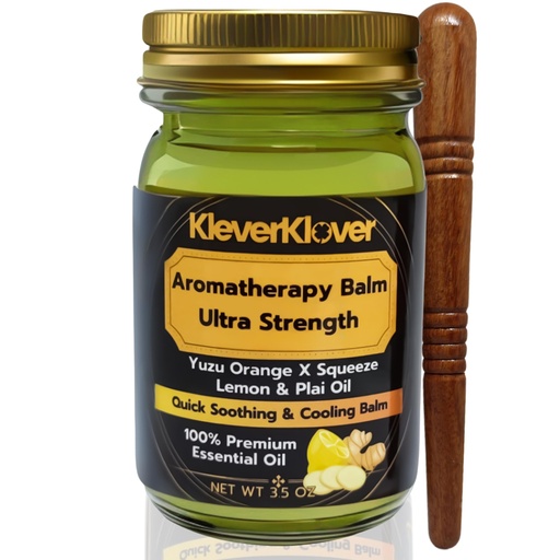 [BRSROCQYOR7WAHIU] Turmeric & Plai Thai Herbal Muscle Balm with Massage Stick - Soothing & Cooling Aromatherapy Rub for Back, Neck & Joint Comfort - Citrus Essential Oils - Post Yoga & Workout Recovery Set