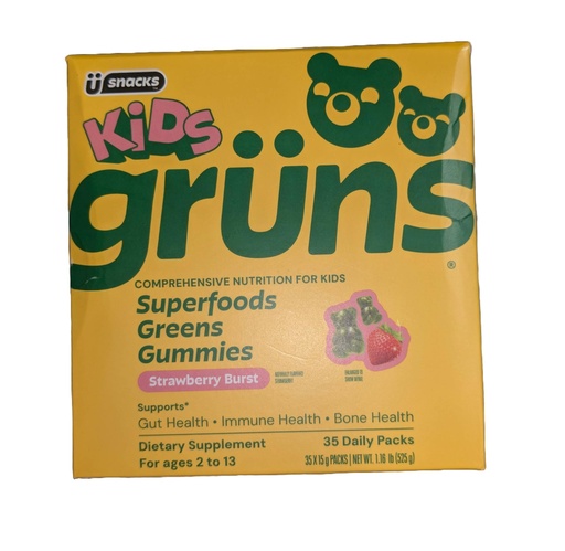 [BRSRGBT3O4AQ2HTA] Grüns Kids Daily 35-Count Sachets - Sugar