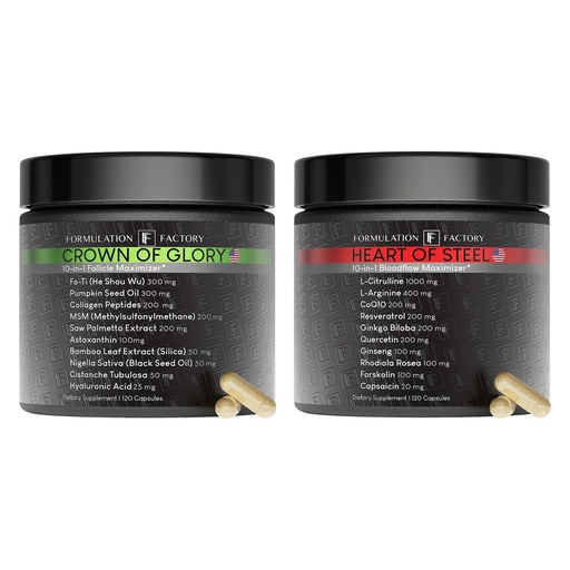 [BRSREY3QPJ5AM2TX] Formulation Factory Heart of Steel x Crown of Glory (Bundle)