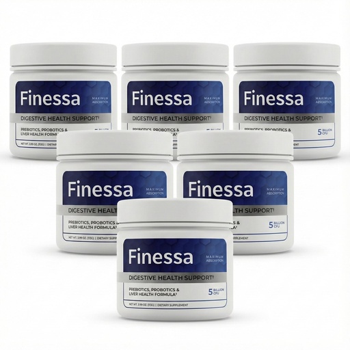 [BRSRG2T3A4ARQAY7] Finessa Digestive Probiotic Drink - 2in1 Digestive Health, Liver Cleanse Detox & Repair | Constipation, Gas and Bloating Relief | Gut Health Blend with Prebiotics & Probiotics | Non-GMO