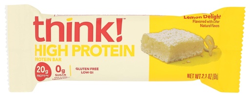 [BRSWIBL7AUGRMEA5] Think Thin Bar Lemon Delight, 2.1 Oz