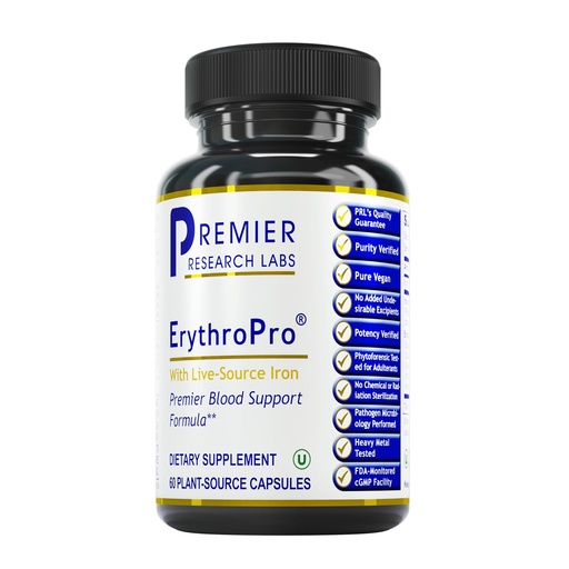 [BRSWYAI6OICAADLV] Premier Research Labs ErythroPro, Unflavored, Iron Capsules