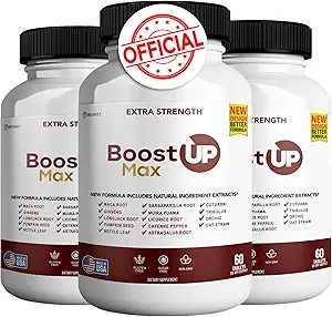 [BRSRABT6OEIWMETB] Boost Up Max Male Health Supplement – with Calcium, Zinc & Proprietary Blend for Vitality & Strength, 180 Capsules (3 Pack)