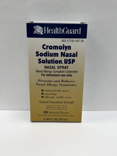 [BRSWGFQCCQBAG3QY] Healthguard Cromolyn Sodium Nasal Solution - .88 oz, Pack of 4