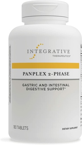 [BRSWIYY5B4AWCEDC] Terapéutica Integrativa Panplex 2-Phase - Suplemento diario para la salud digestiva y el apoyo a la tradición intestinal* - Gluten-Free - 180 Conde (90 Servimientos)