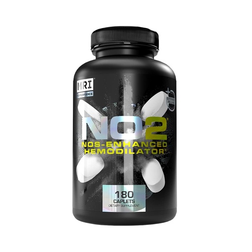 [BRSRMH33BBYGEYIU] MRI NO2 Nitric Oxide Booster, 3000mg L-Arginine & AAKG (180 Caplets)