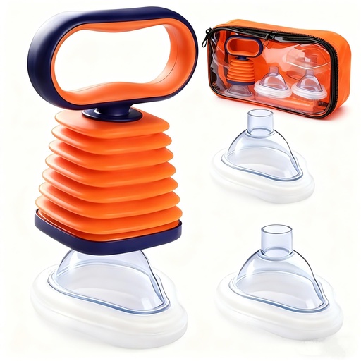 [BRSRGCQNCUMAO3LL] Portable Suction Rescue Device – Travel-Ready Anti-Choking Kit, Airway Clearance First Aid Tool for Adults and Children (Ages 1+)
