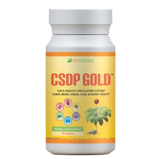 [BRSWIH3QCMIAKYLK] CSDP Gold Ginseng Herbal Supplement, Supports Circulatory System
