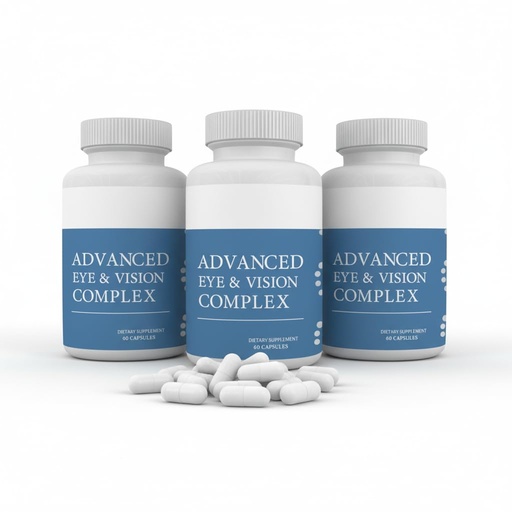 [BRSREA3ROJ7RAYA6] #1 Complete Research Vision Formula Advanced Eye Health Vitamin & Mineral Supplement Support w/Bilberry, Lutein, Zeaxanthin, Lycopene, Resveratrol | Eye Strain, Dry Eyes 180 caps (3 Pack)