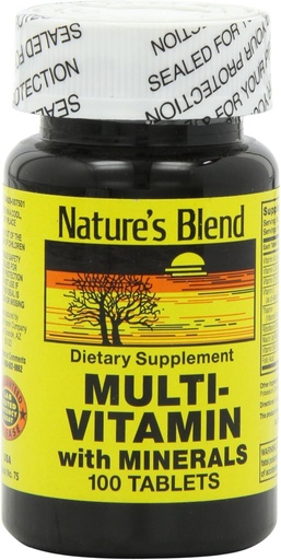 [BRSWIZ33OAEB6FAV] Blend NAT B MULTIVITAMIN &amp; MIN TB, surtido, 100 condes