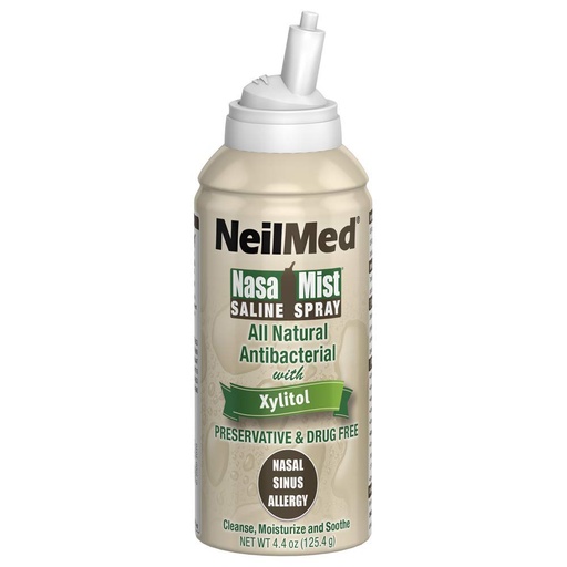 [BRSWYFA6AAMRE33B] NeilMed Nasamist Saline Spray with Xylitol, 4.5 Ounce (Pack of 1)