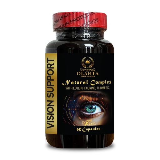 [BRSRGZQPAUPWE2D7] Nutrient-Rich Formula with Taurine | Lutein and Bilberry for Eyes Support Supplement Organic | Advanced Vision Support Complex | 1 Bottle 60 Capsules