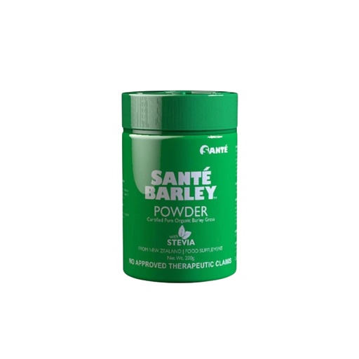 [BRSROA37OQBRUCY4] Sante Barley Pure Powder Canister - 200 Grams - Pack of 1 - Gluten Free - Natural Formula - Herbal Food Supplement Organic Greens Powder - from New Zealand - Certified Pure Organic