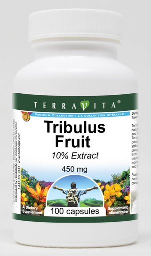 [BRSWG2QHAQIAAG35] Tribulus Fruit 10% - 450 mg (100 Capsules, ZIN: 521545) - 3 Pack