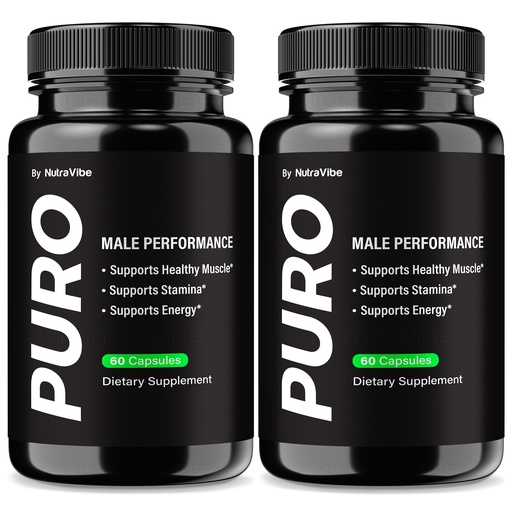 [BRSREHQCAQPQEDLZ] (2 Pack) Puro Capsules – Natural Testo Support with Premium Formula for Lasting Energy, Stamina & Performance | Poro Easy-to-Take Daily Pills, Official (120 Capsules)