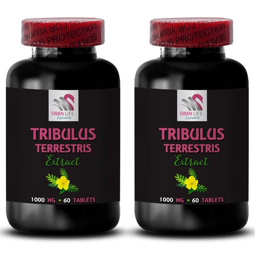 [BRSRAGAKARYGC2D7] Pure Energy Boost - TRIBULUS TERRESTRIS EXTRACTS - Strength Surge, Active Power, Muscle Support, Dynamic Strength, Body Formula, Daily Power Surge, Natural Energy, Physical Muscle 2 Bottles 120 Tabs